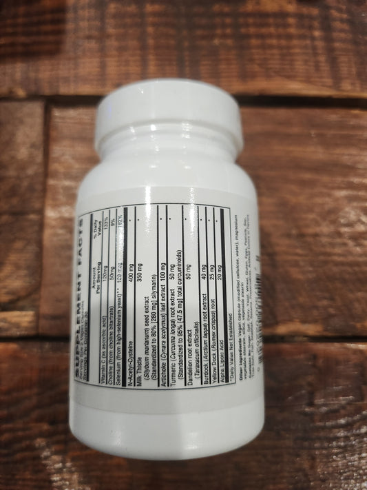 Liver Support & Detox with NAC & Milk Thistle 60 Capsules