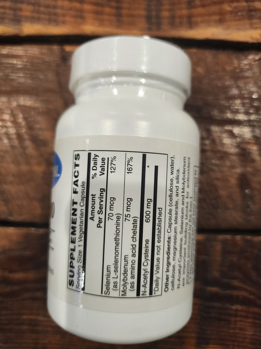 Trust Nutrition NAC 60 Vegetarian Capsules