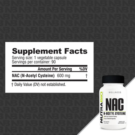 NAC (N-Acetyl-Cysteine) (600 mg) 90 Capsules
