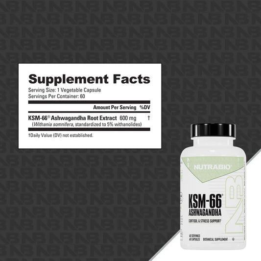 Ashwagandha KSM-66 60 Capsules