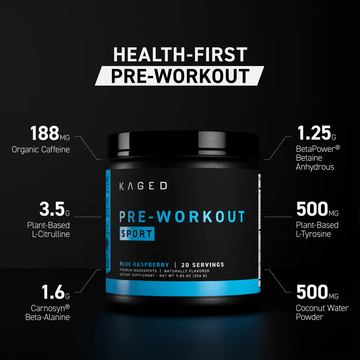 Kaged Pre-Workout Sport Fruit Punch