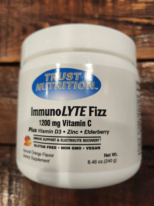 Trust Nutrition ImmunoLYTE Fizz Powder Natural Orange Flavor