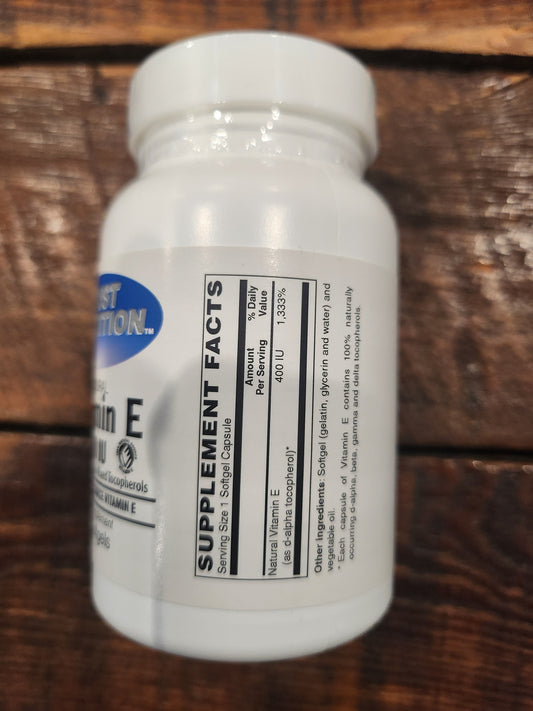 Trust Nutrition Vitamin E-400 100 Softgels