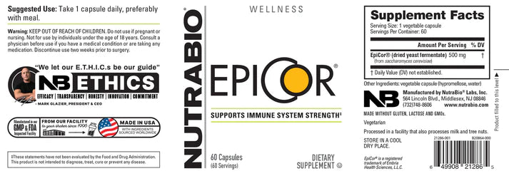 EpiCor (500mg) 60 Capsules