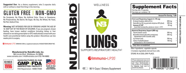 Lungs 90 Capsules