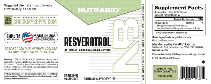 Resveratrol 90 Capsules