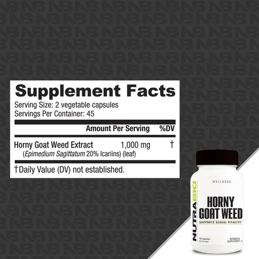 Horny Goat Weed (500mg) 90 Capsules