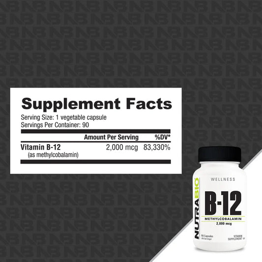 Methyl B-12 (2000mcg) 90 Capsules