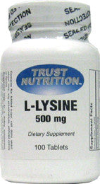 Trust Nutrition L-Lysine 500mg 100 Tablets