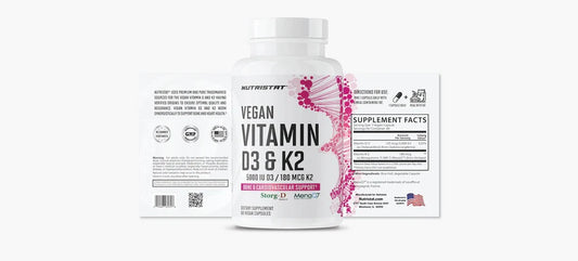 Vegan Vitamin D3 & K2 60 capsules